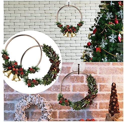 BigOtters Dream Catcher Rings Set of 10 Gold Metal Hoops
