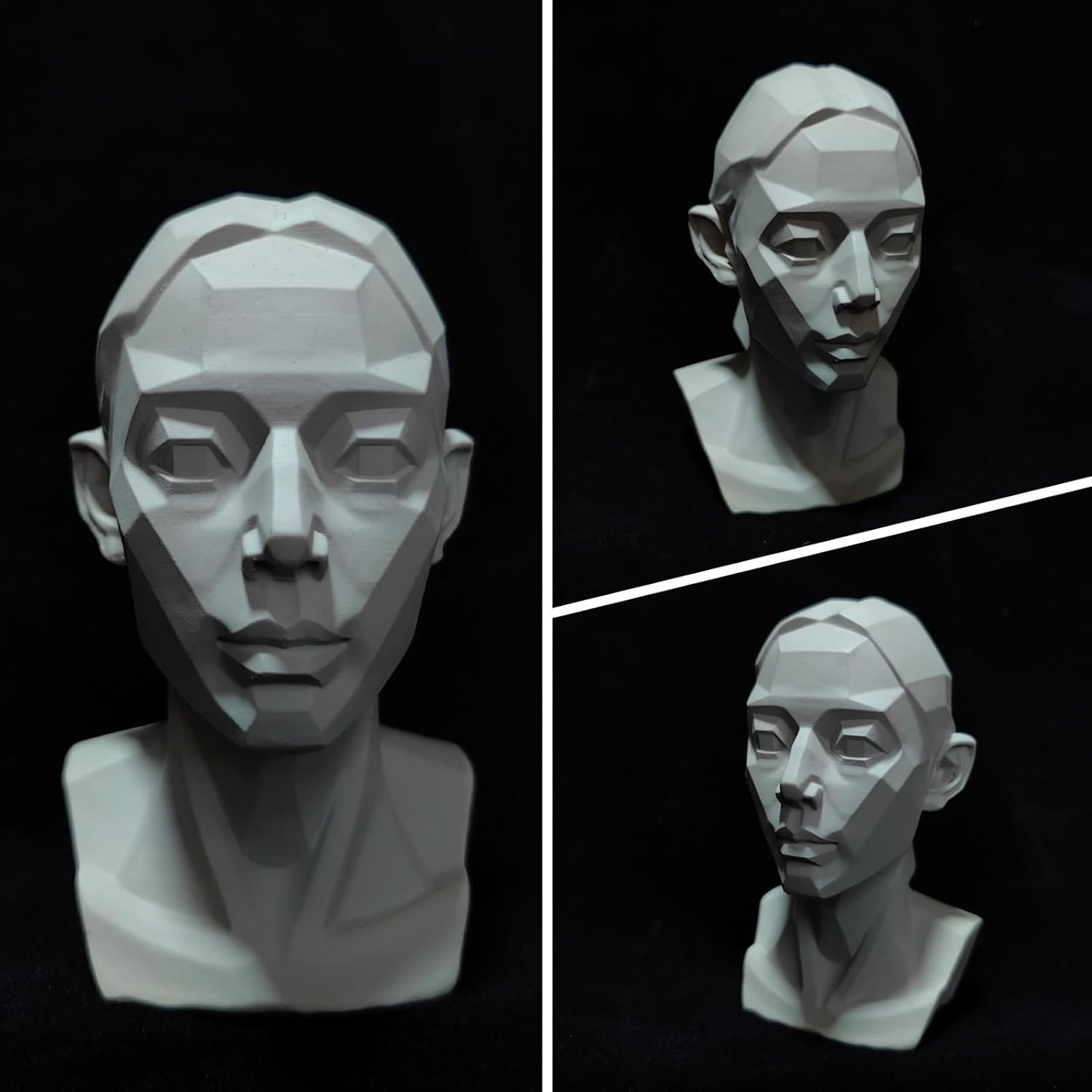 Female Planar Head Model for Drawing Art