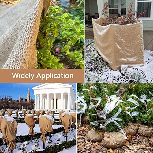 Butarfe Natural Burlap Fabric 10 Yard 40 Inches Wide