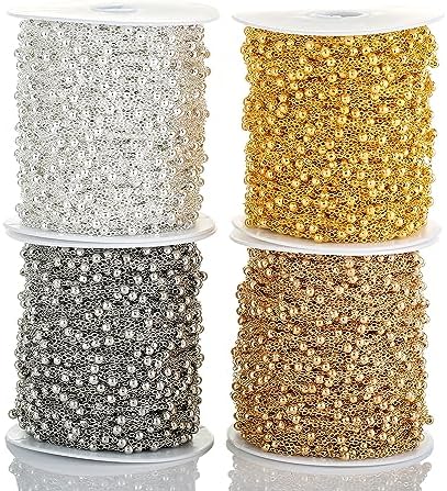 KAOYOO 20 Yard Stainless Steel Ball Chain for DIY Crafts