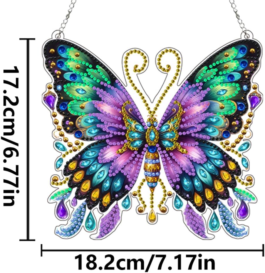 5D Diamond Art Kit for Butterfly Pendant