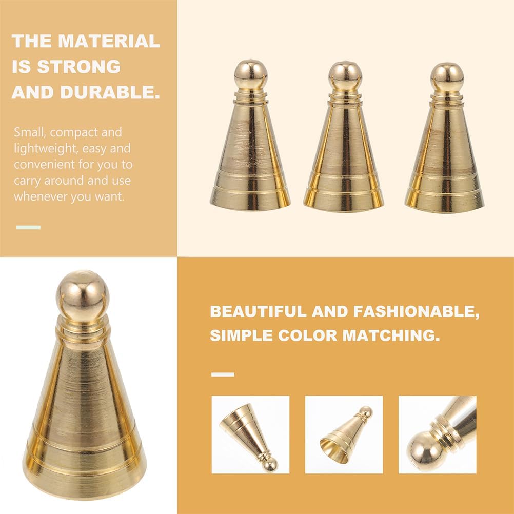 Garneck 8 Pcs Brass Incense Cone Molds DIY Shaping Tools