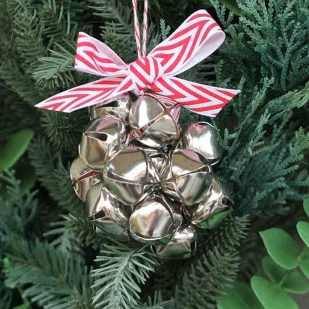 Suwimut 300 Pack Silver Jingle Bells