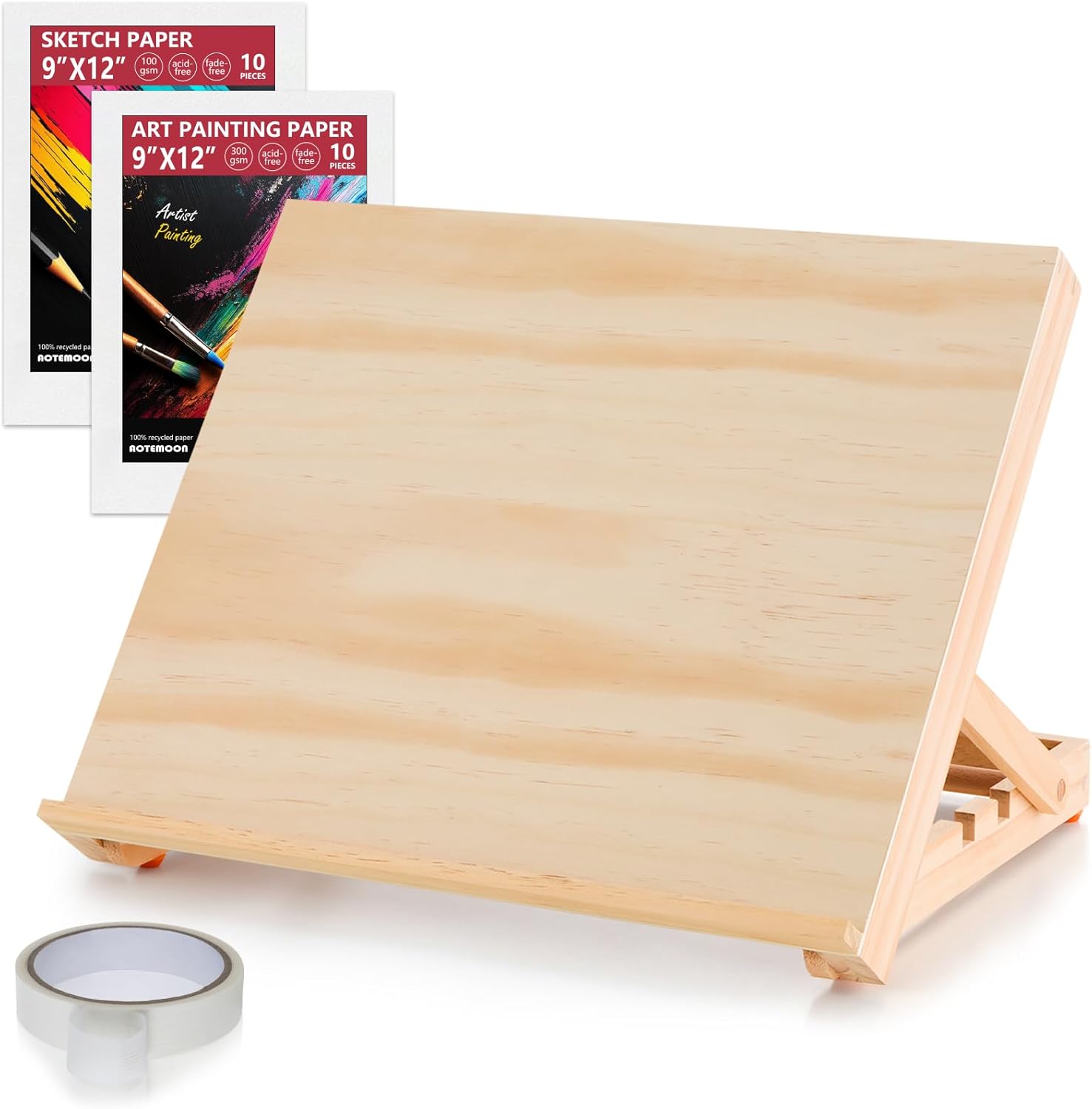 Adjustable Tabletop Easel for Painting and Sketching