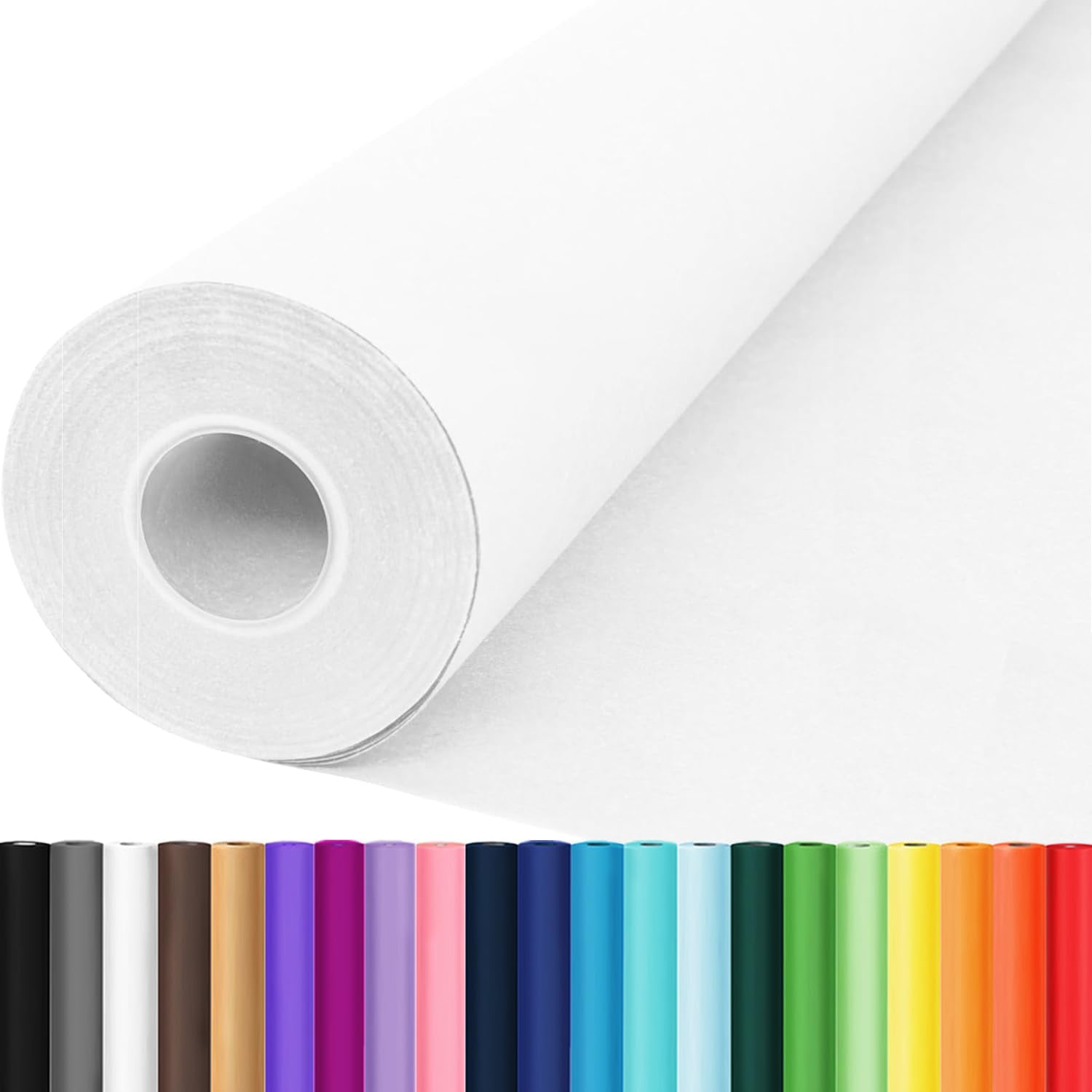 36 x 3600 White Kraft Paper Roll for Art and Craft Projects