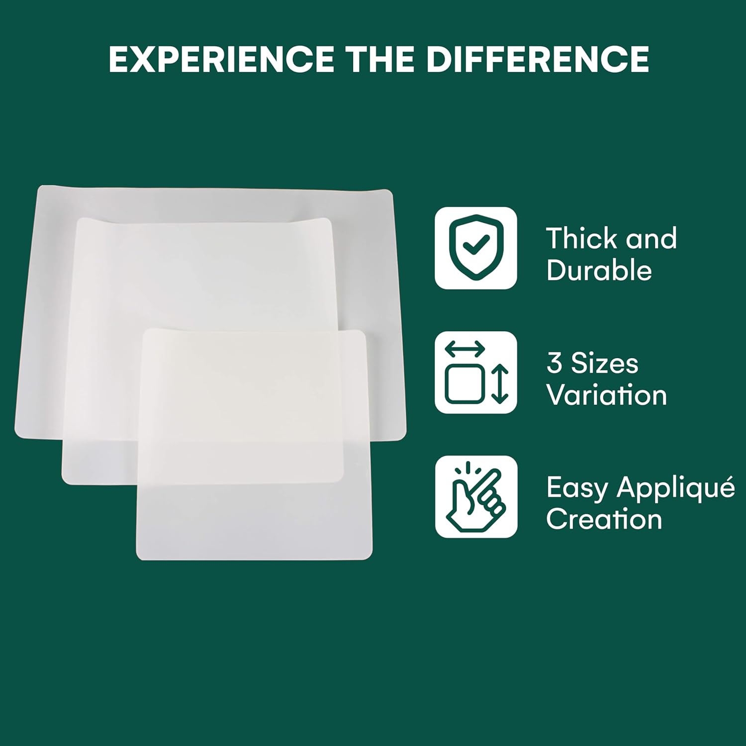 3 Pack PTFE Teflon Sheets for Heat Pressing