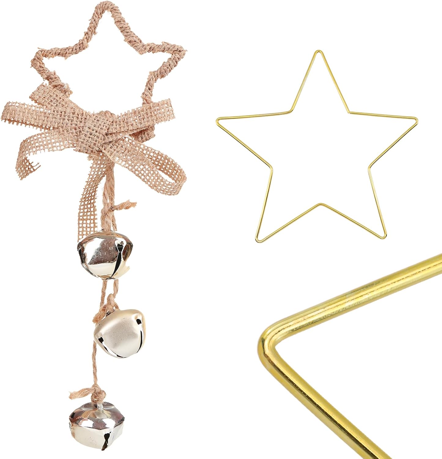 Antrader 12 Pack Gold Dream Catcher Metal Rings