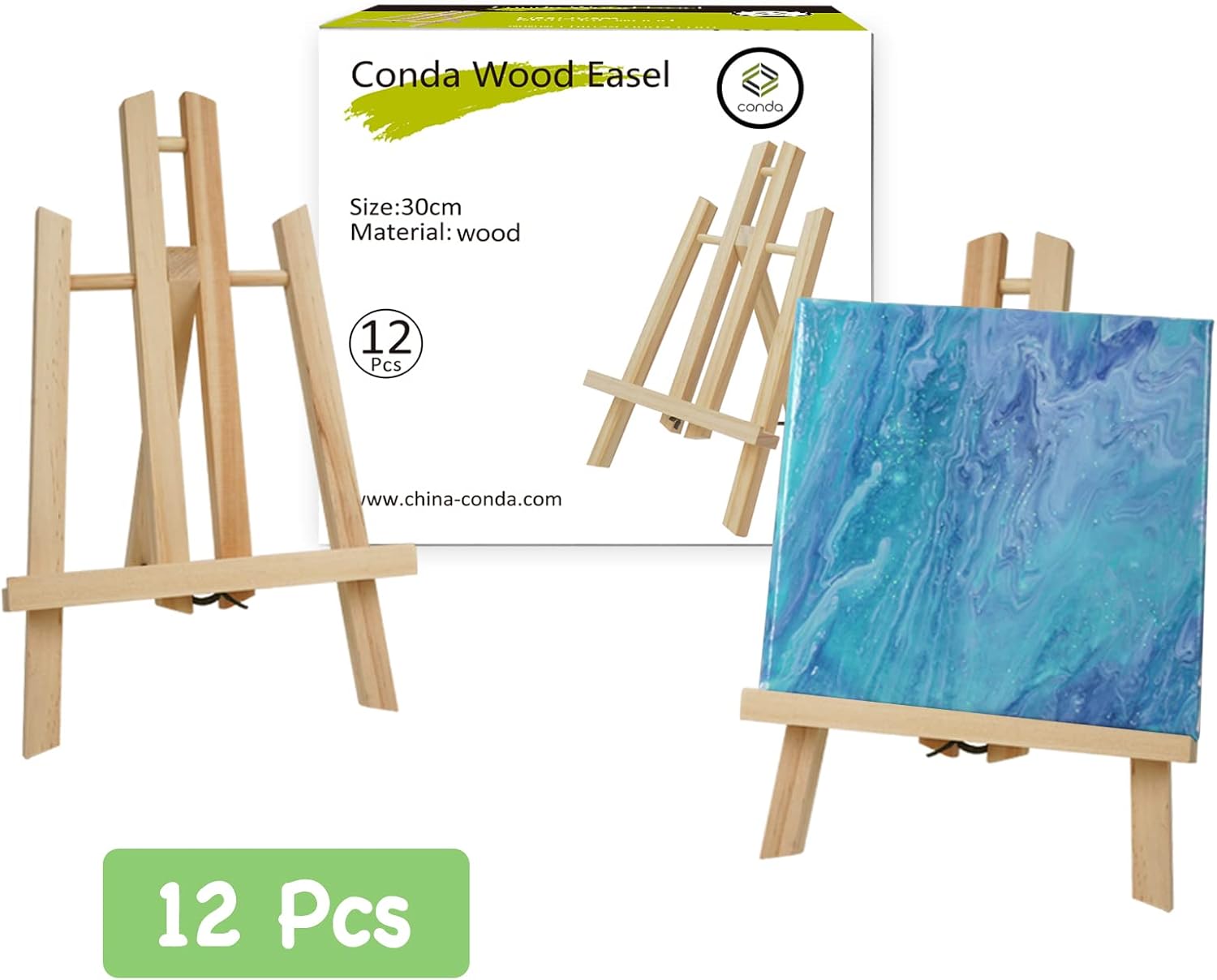 12 Pack Tabletop Easel for Art and Display