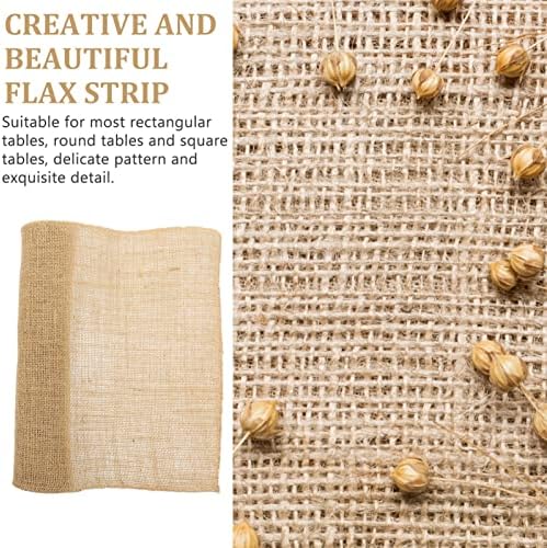Gadpiparty Flax Strip Decorative Ribbon