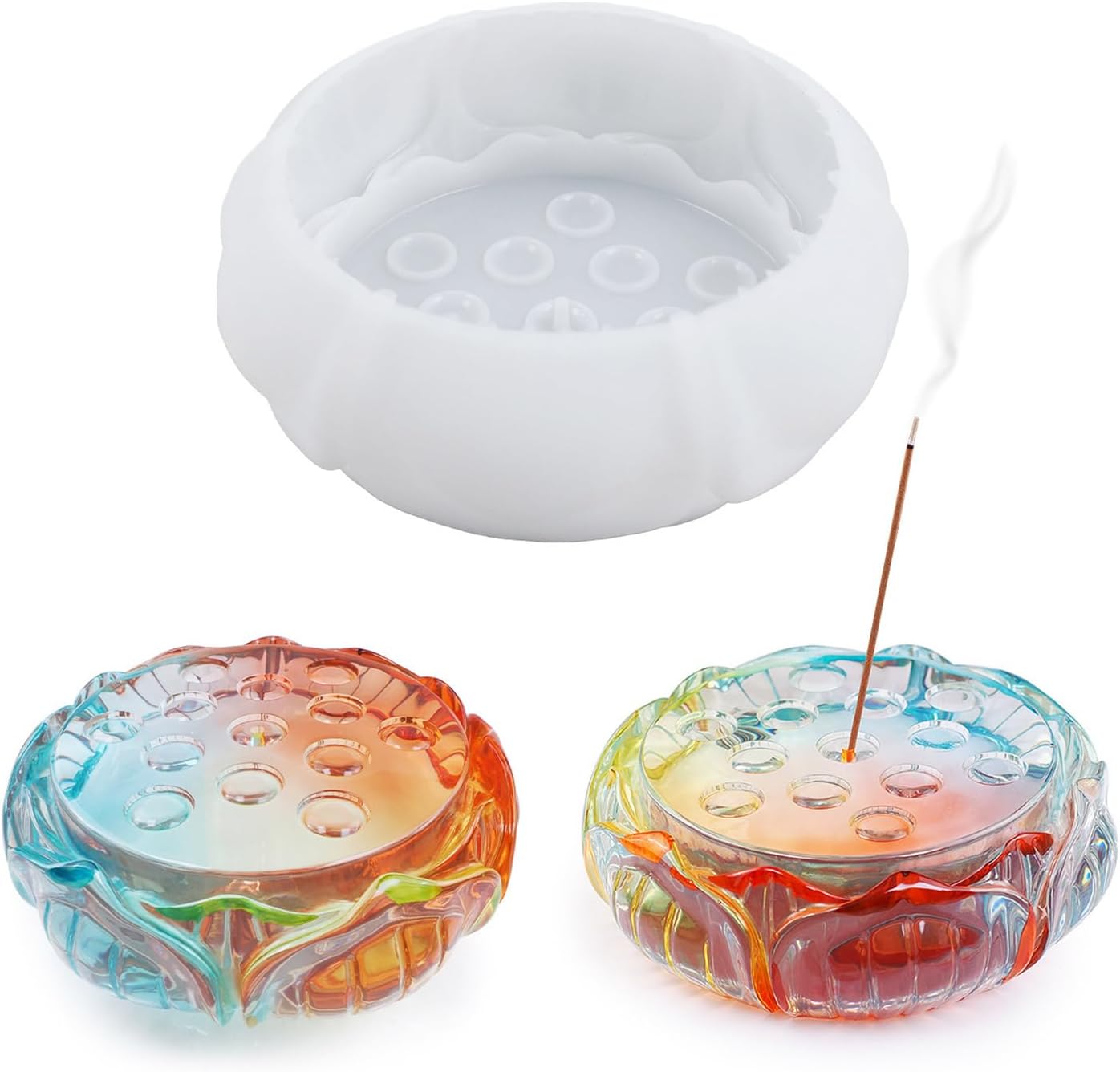 Resin Molds for Crafts with Hole Silicone Mold Sticks