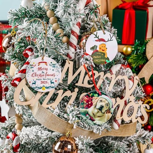 Joyclub 12PCS 3 Sublimation Ornament Blanks