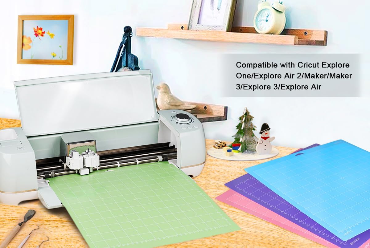 Gwybkq 12 Pack Cutting Mats 12x12 Inches