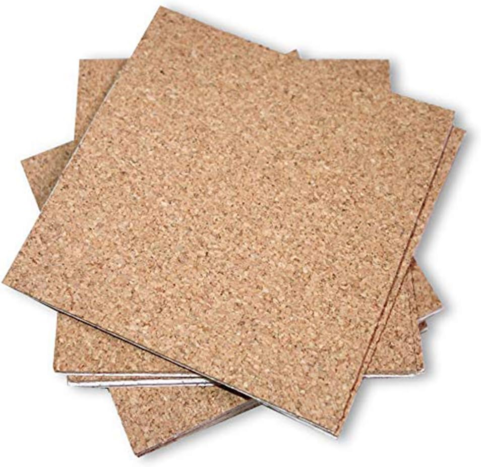 Flowe Self-Adhesive Cork Tiles for Wall Use