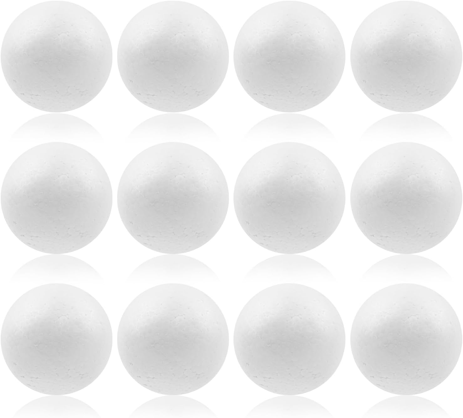 12 Pack 4-Inch Foam Balls for Crafts and DIY Projects