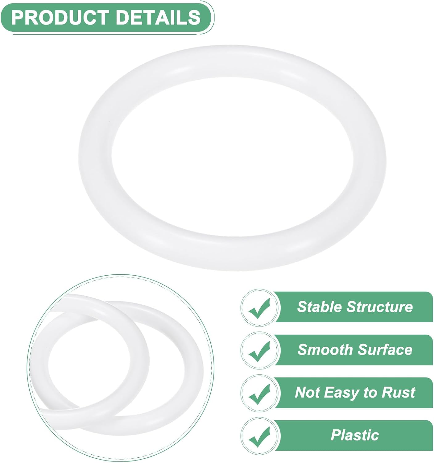 M METERXITY 50-Pack Dream Catcher Rings 15 Inch