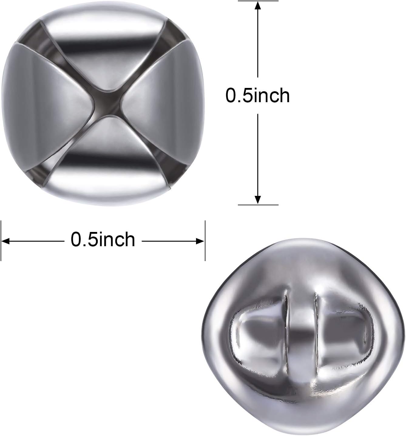 Zhanmai 200 Piece Jingle Bells for Christmas Crafts