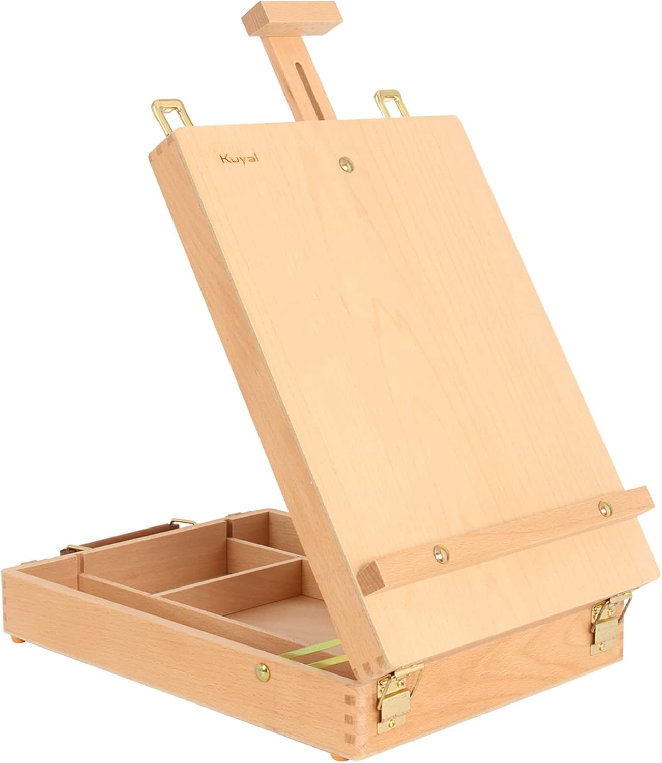 Kuyal Table Top Painting Easel with Storage Box