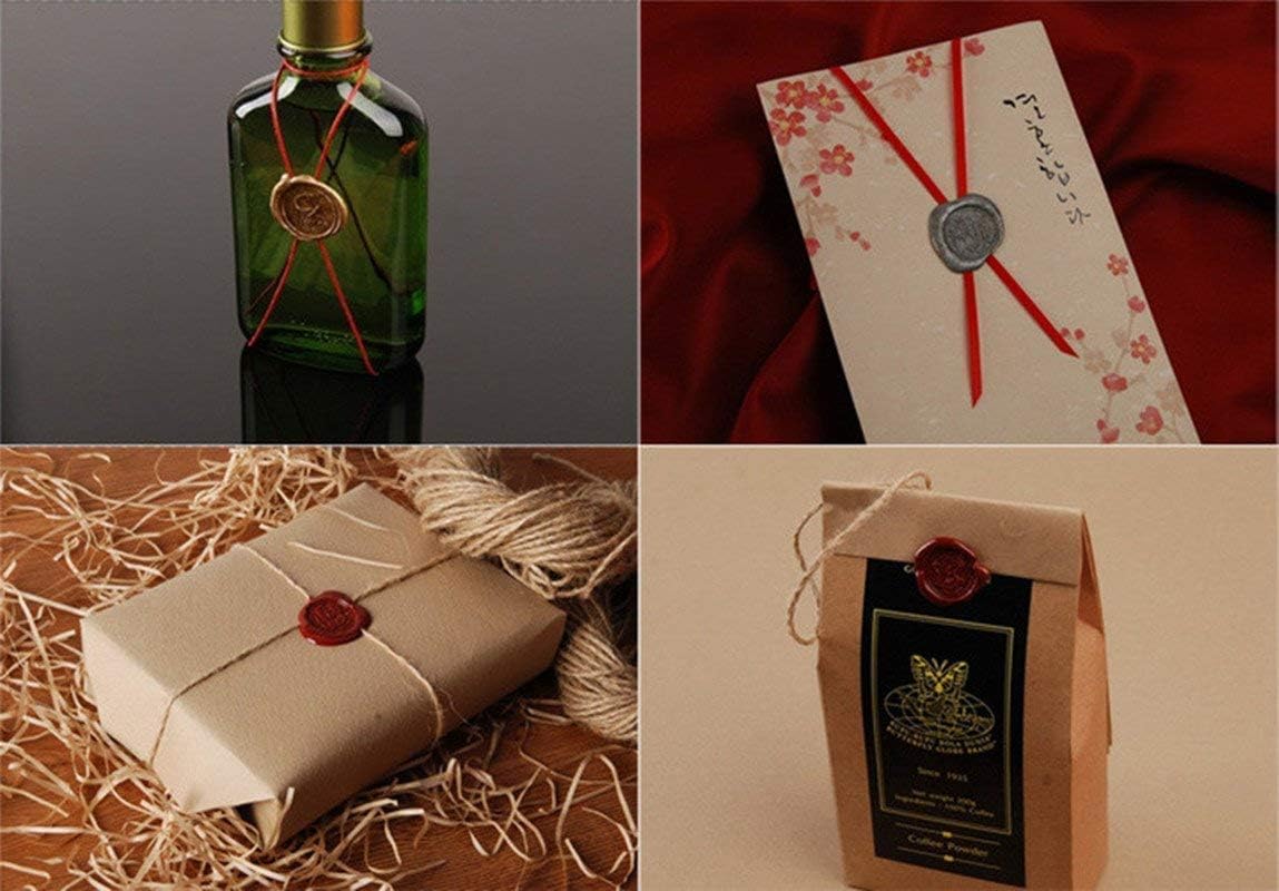CTEB Custom Two Letters Monogram Heart Wreath Wax Seal Stamp Kit