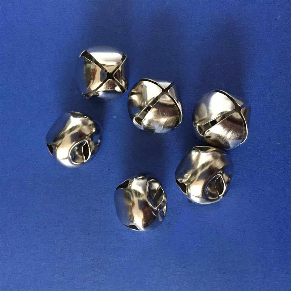Jingle Bells Craft Bells 20mm DIY Bulk Silver