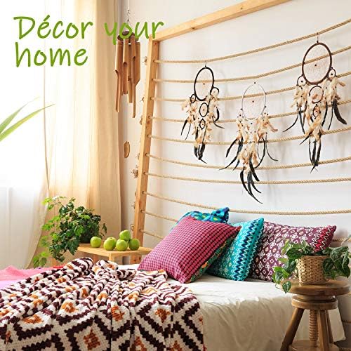 Hotop 24 Metal Hoops Dream Catcher Craft Kit