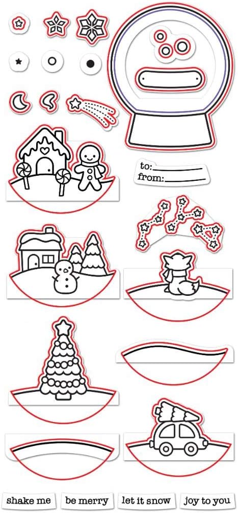 Lawn Fawn LF2428 Snow Globe Scenes Die Cuts
