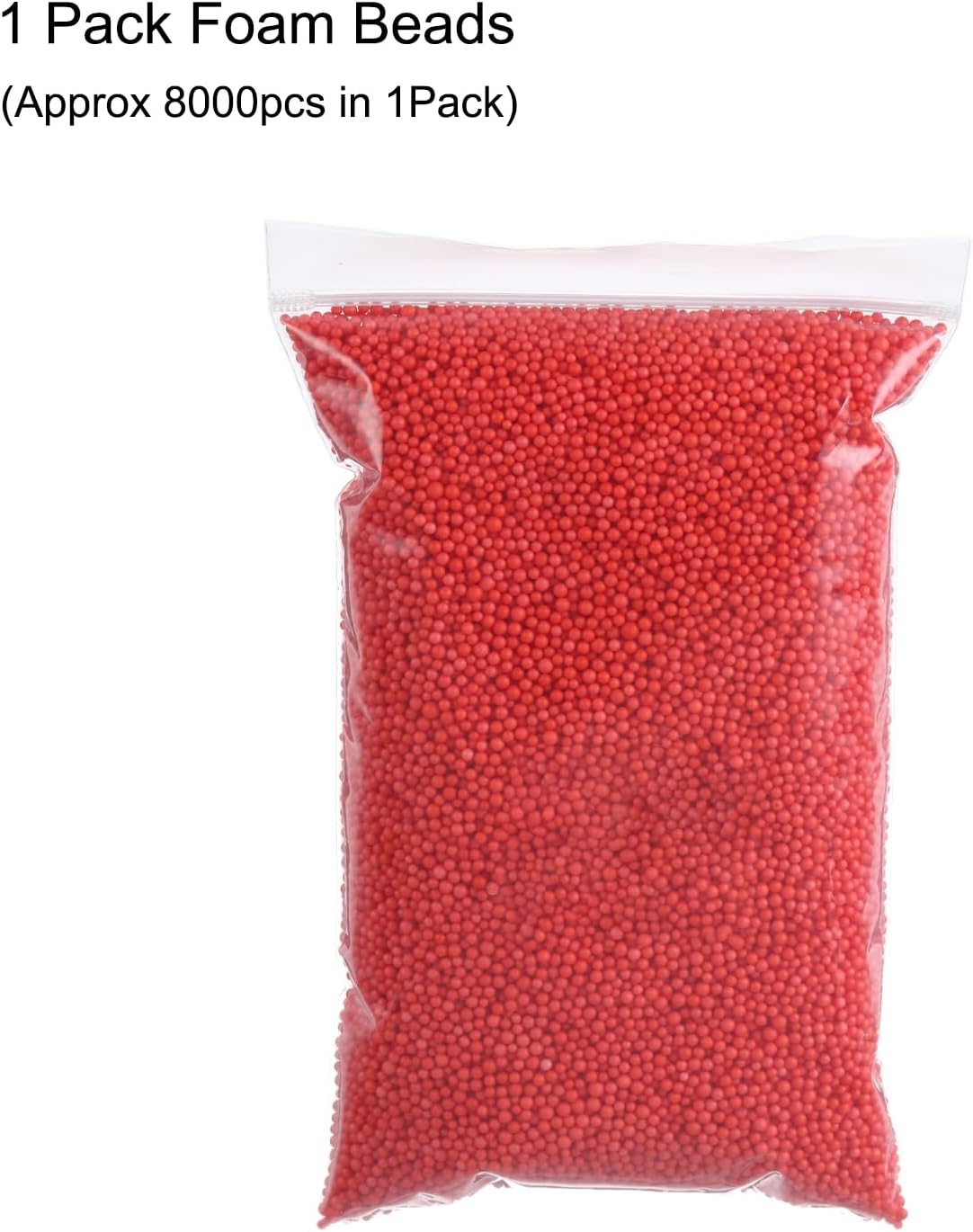 MECCANIXITY 2-3mm Foam Balls Light Red 1 Pack 8000pcs