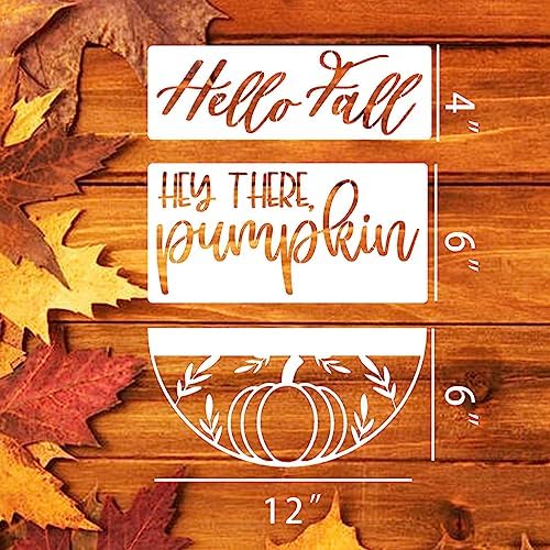 Fall Stencils for Painting on Wood Decor