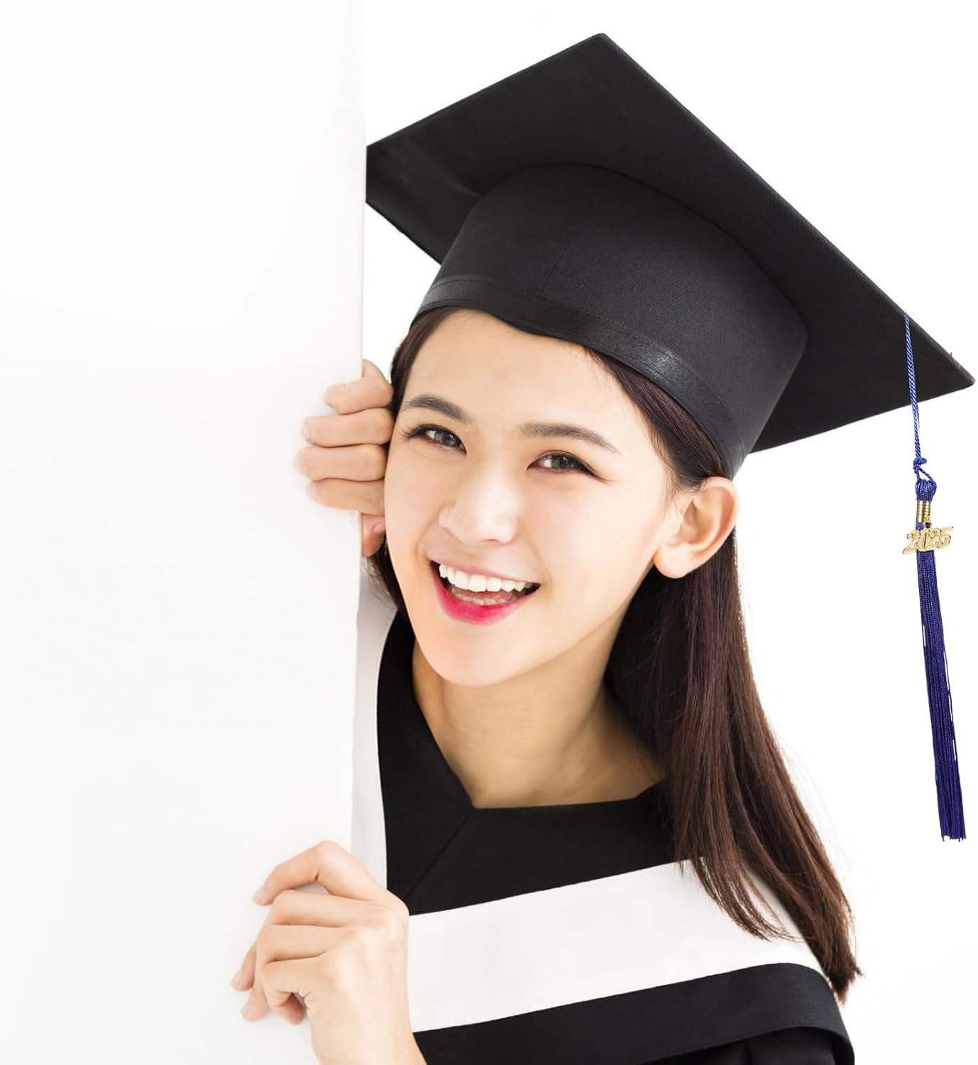 BESTOYARD 24 Pcs Blue Graduation Cap Tassels