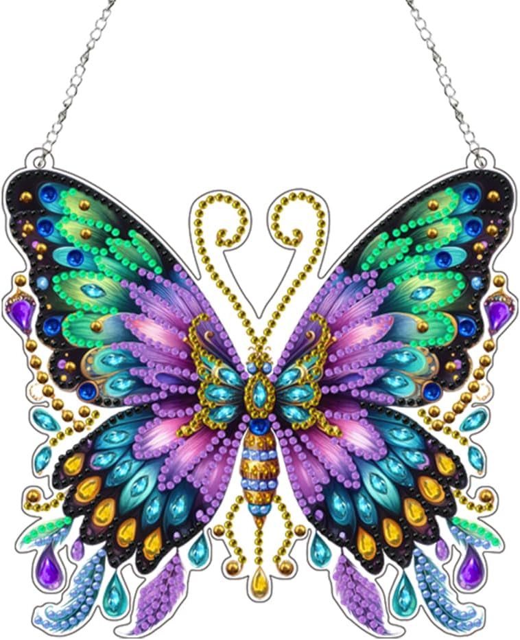 5D Diamond Art Kit for Butterfly Pendant