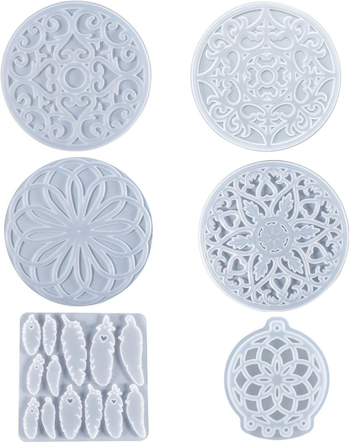 Woohome Dreamcatcher Resin Silicone Molds 3pcs