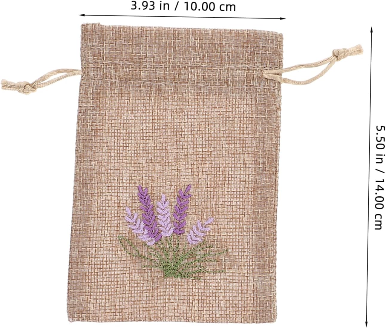 Cabilock 12pcs Lavender Sachet Bags Drawstring Empty Packaging Pouches