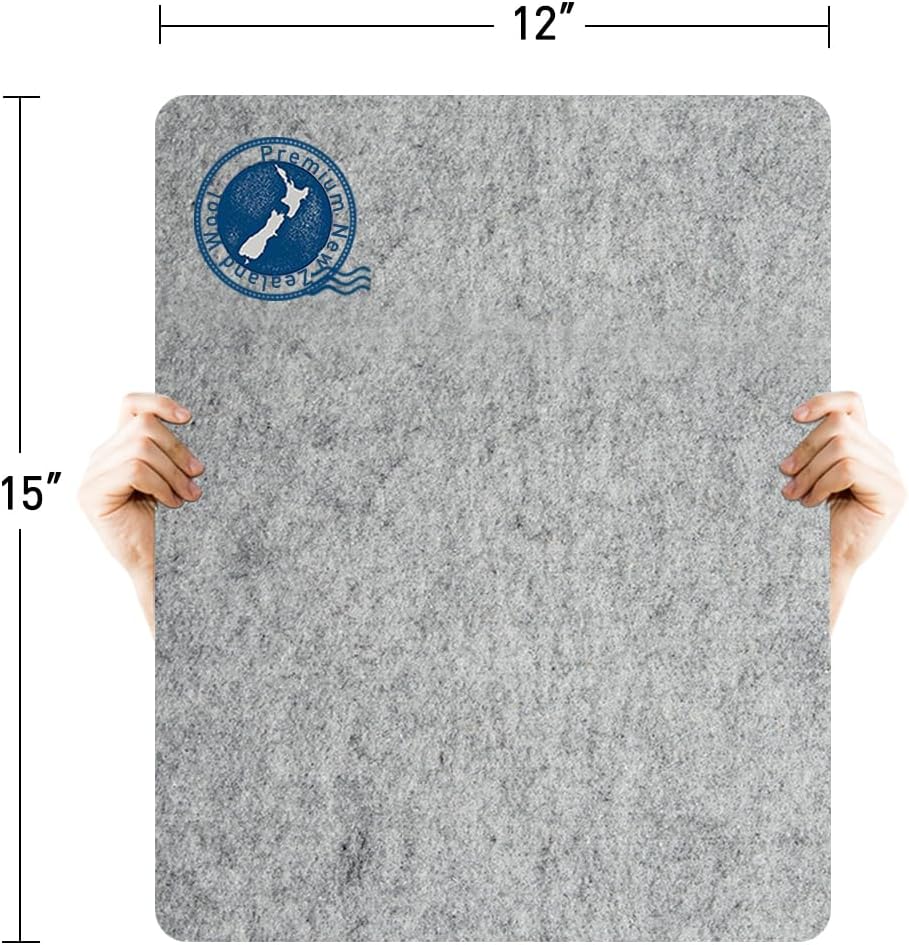 ZOMONETI Wool Pressing Mat 15x12 Inches