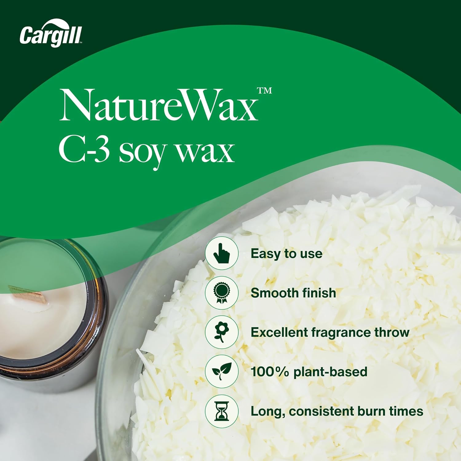 NatureWax C-3 Soy Wax Pastilles 10 Pounds