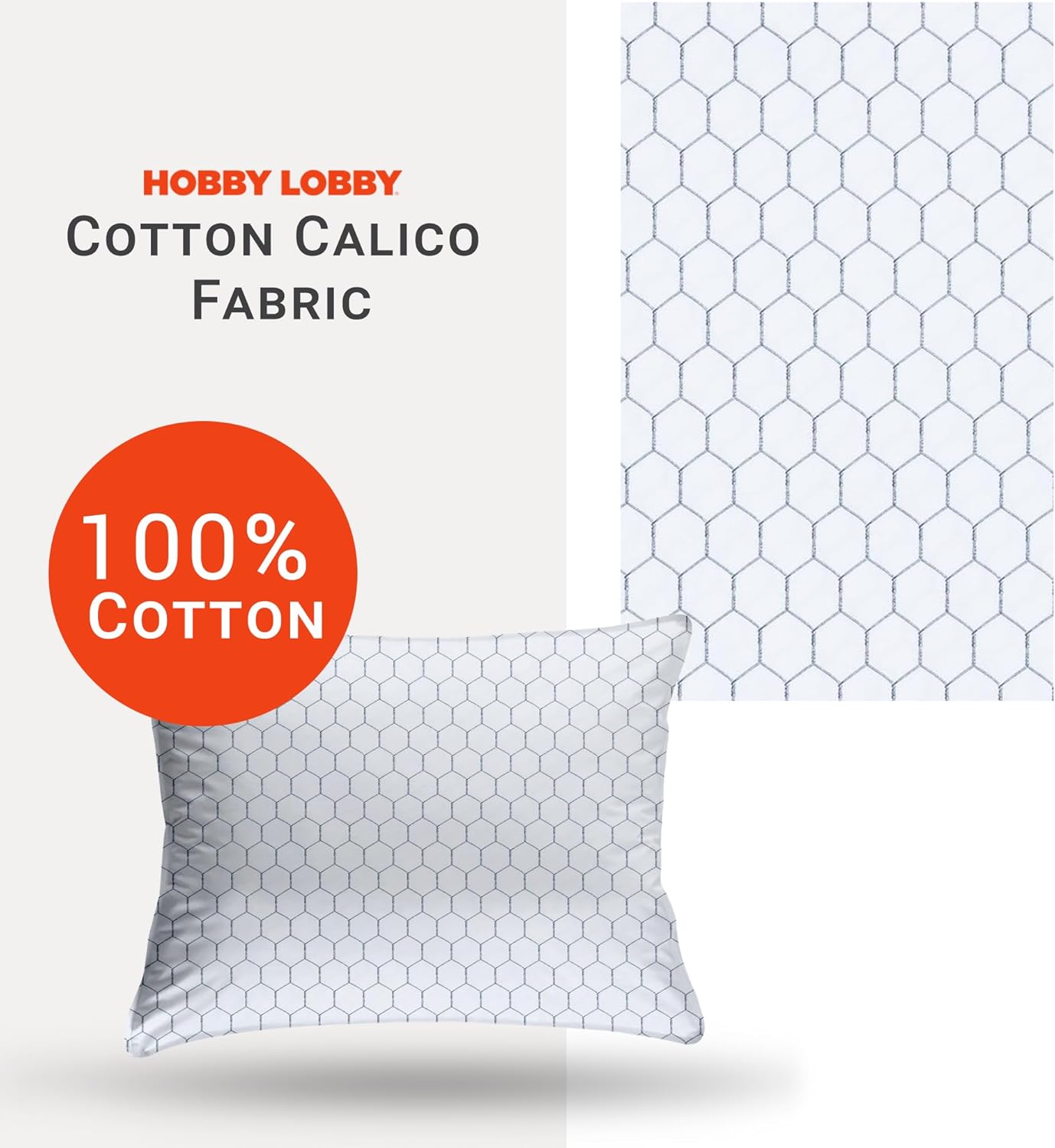 Hobby Lobby Chicken Wire Calico Fabric 2 Yard Printed Sewing