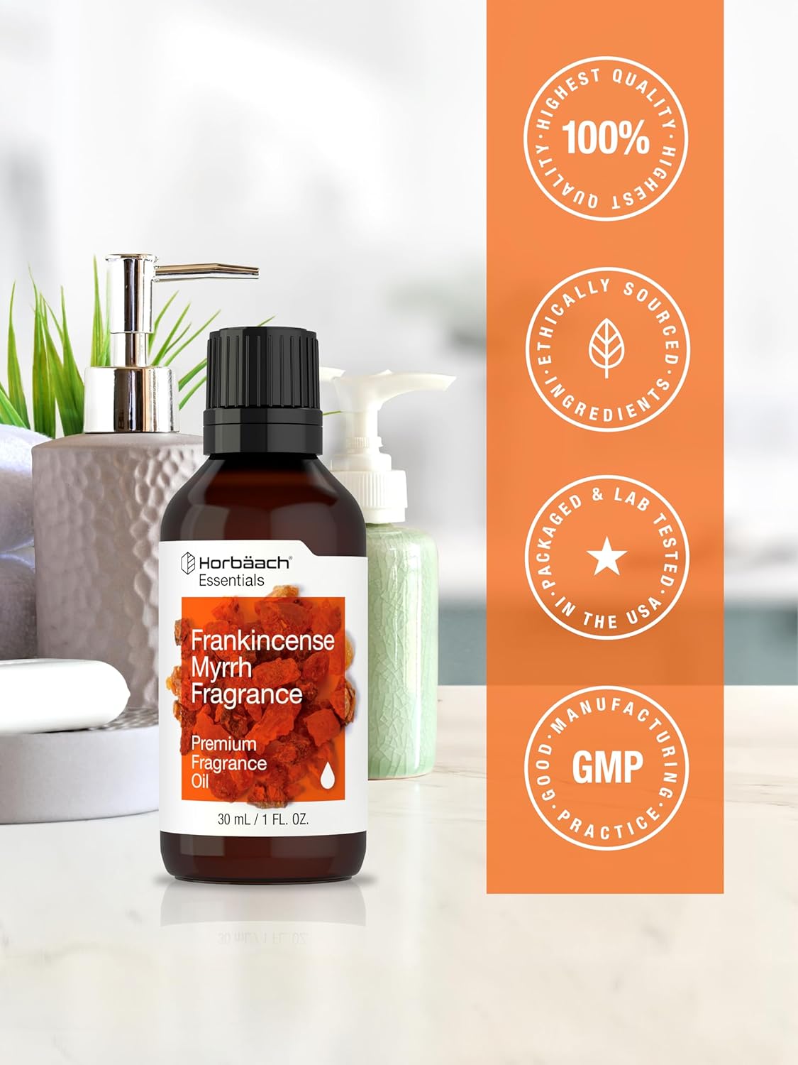 Horbach Frankincense Myrrh Fragrance Oil 1 fl oz