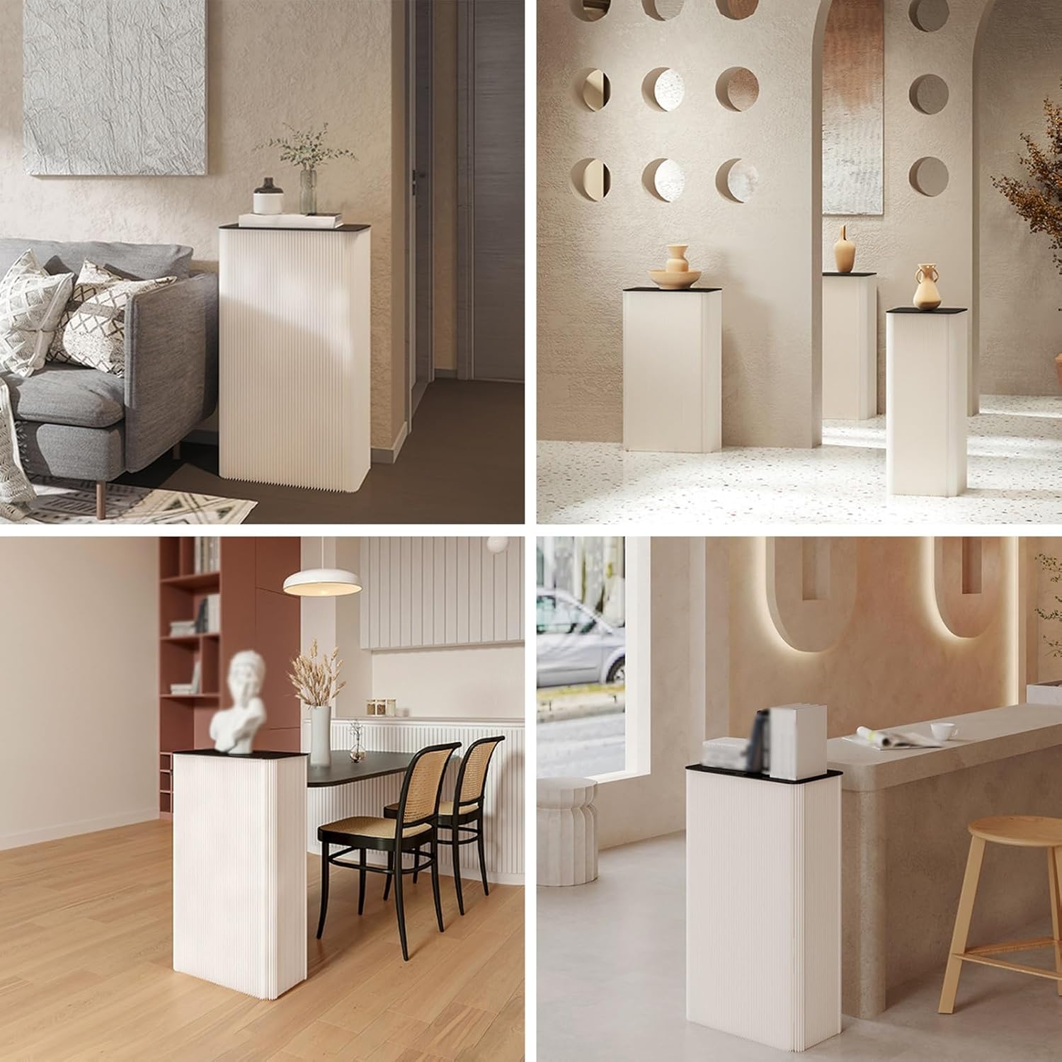 Foldable Pedestal Stand for Decorations and Displays