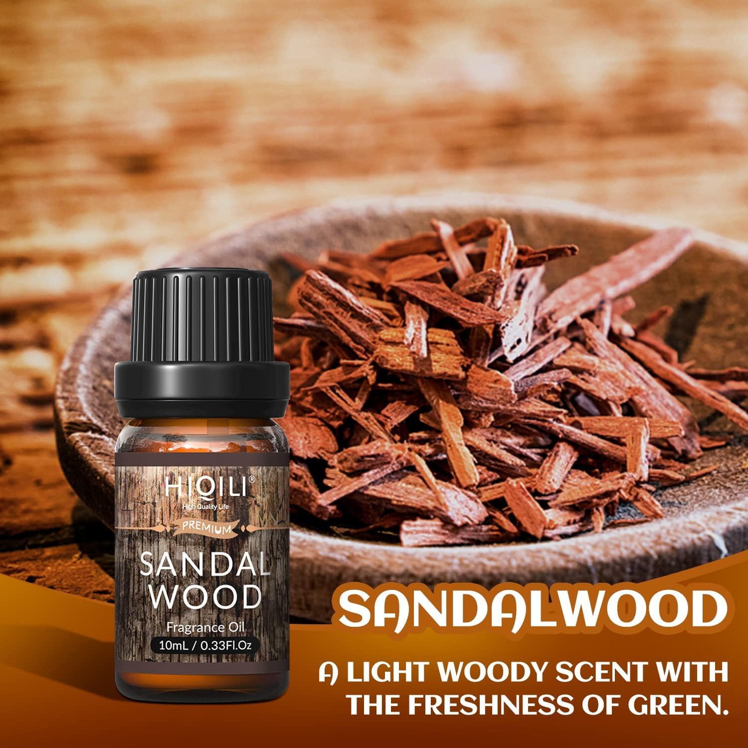 HIQILI Mens Essential Oil Scent Set for Candle Making and Aromatherapy Diffuser