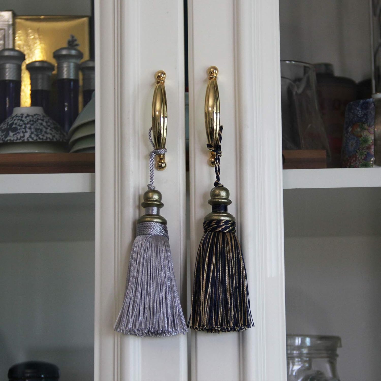 2 Pack Tassel Key Tassels with Loops for DIY Crafts