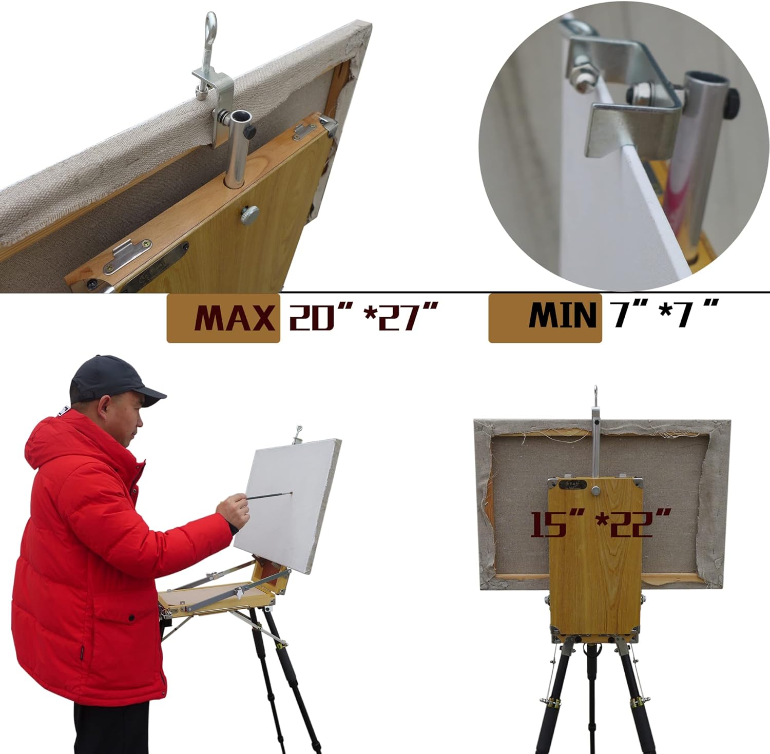 Professional Pochade Box Easel for Outdoor Art