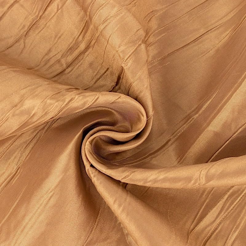 Balsa Circle 54in x 10yd Gold Crinkled Taffeta Fabric Bolt