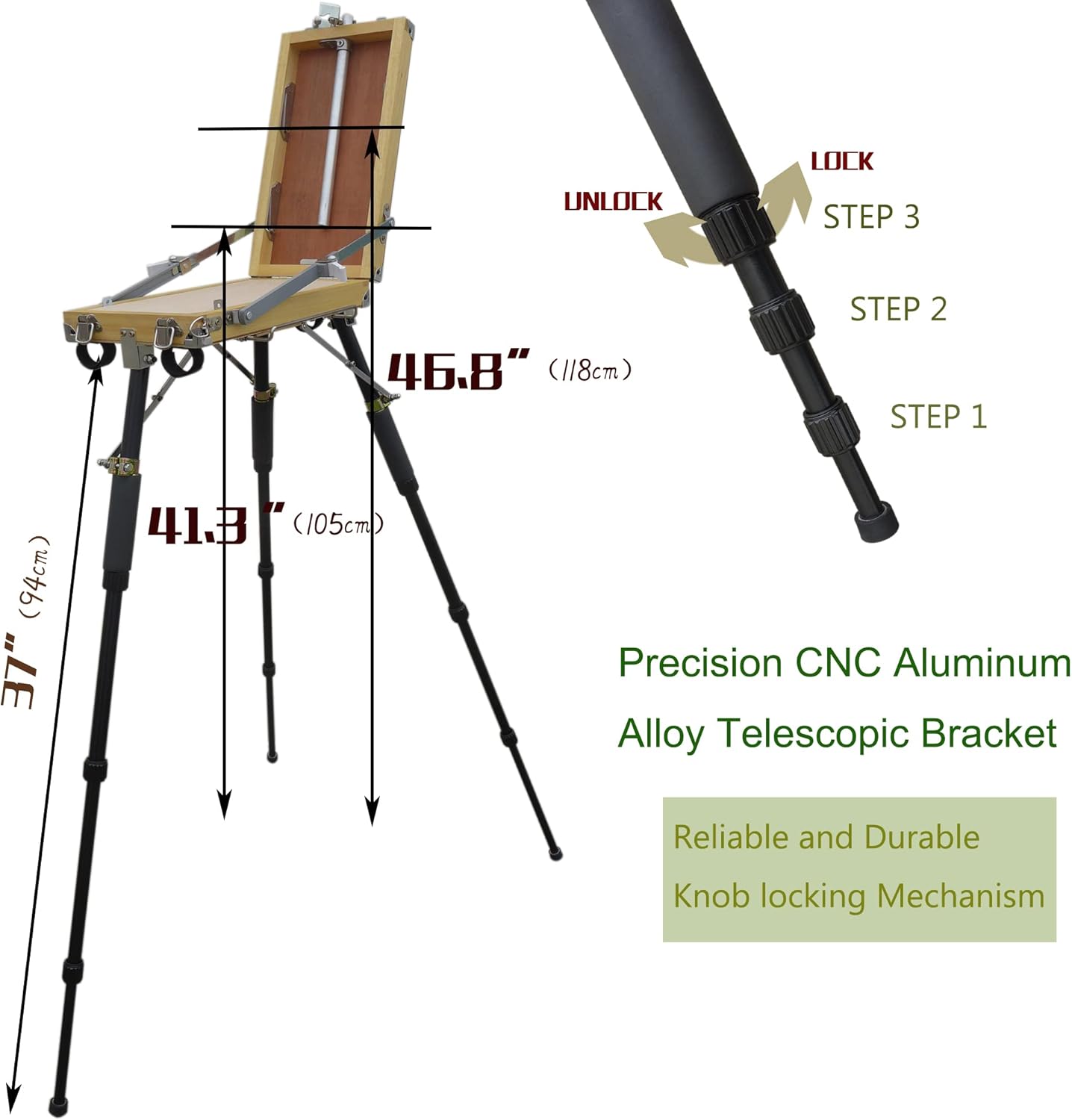 Professional Pochade Box Easel for Outdoor Art