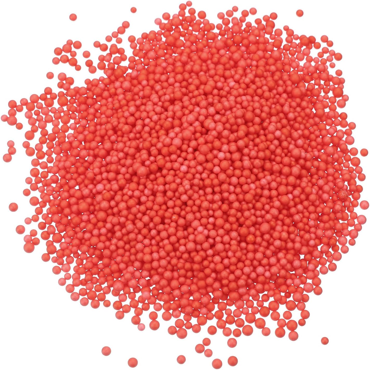 MECCANIXITY 2-3mm Foam Balls Light Red 1 Pack 8000pcs