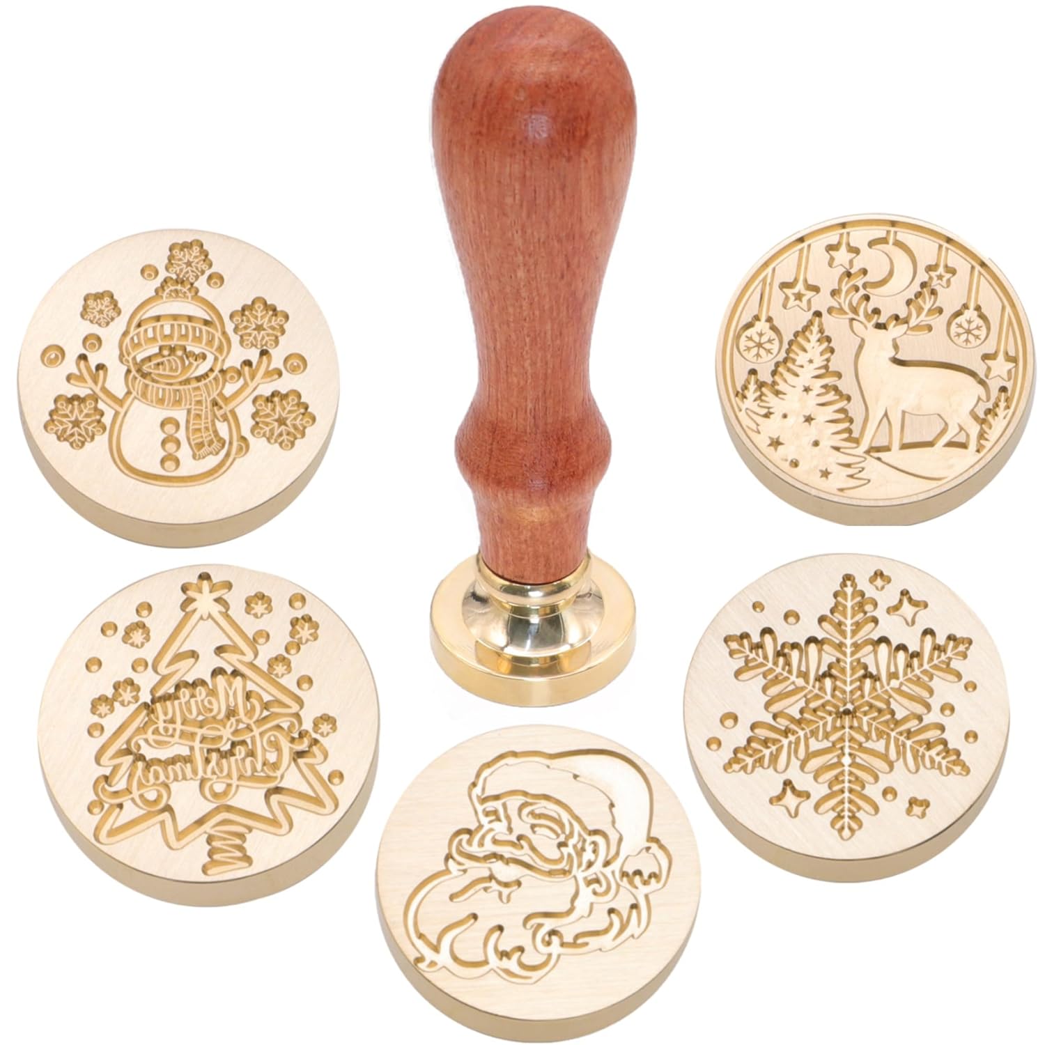 SWANGSA Christmas Wax Seal Stamp Gift Box Set