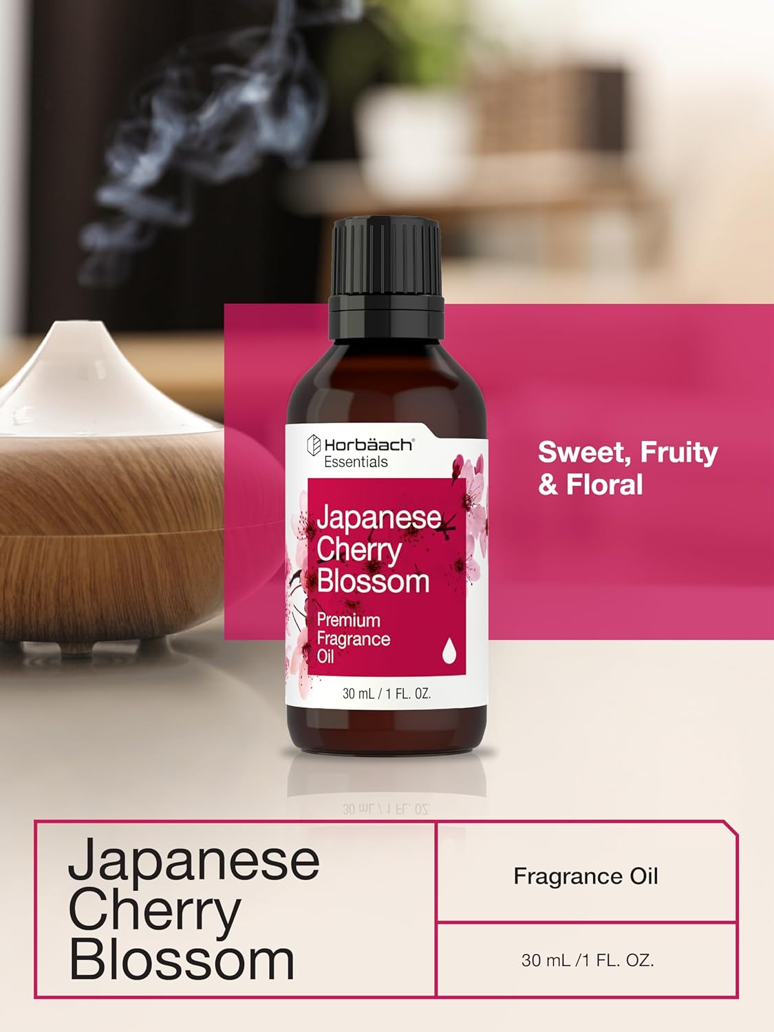 Horbach Japanese Cherry Blossom Fragrance Oil 1 Fl Oz