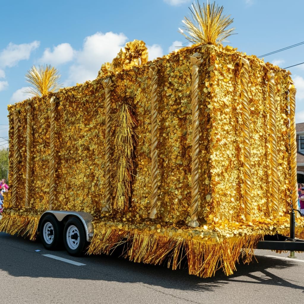 Andersons Gold Metallic Parade Float Decoration Kit