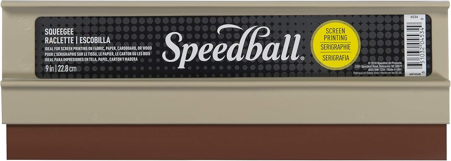 Speedball 9-Inch Fabric Squeegee for Silk Screen Printing