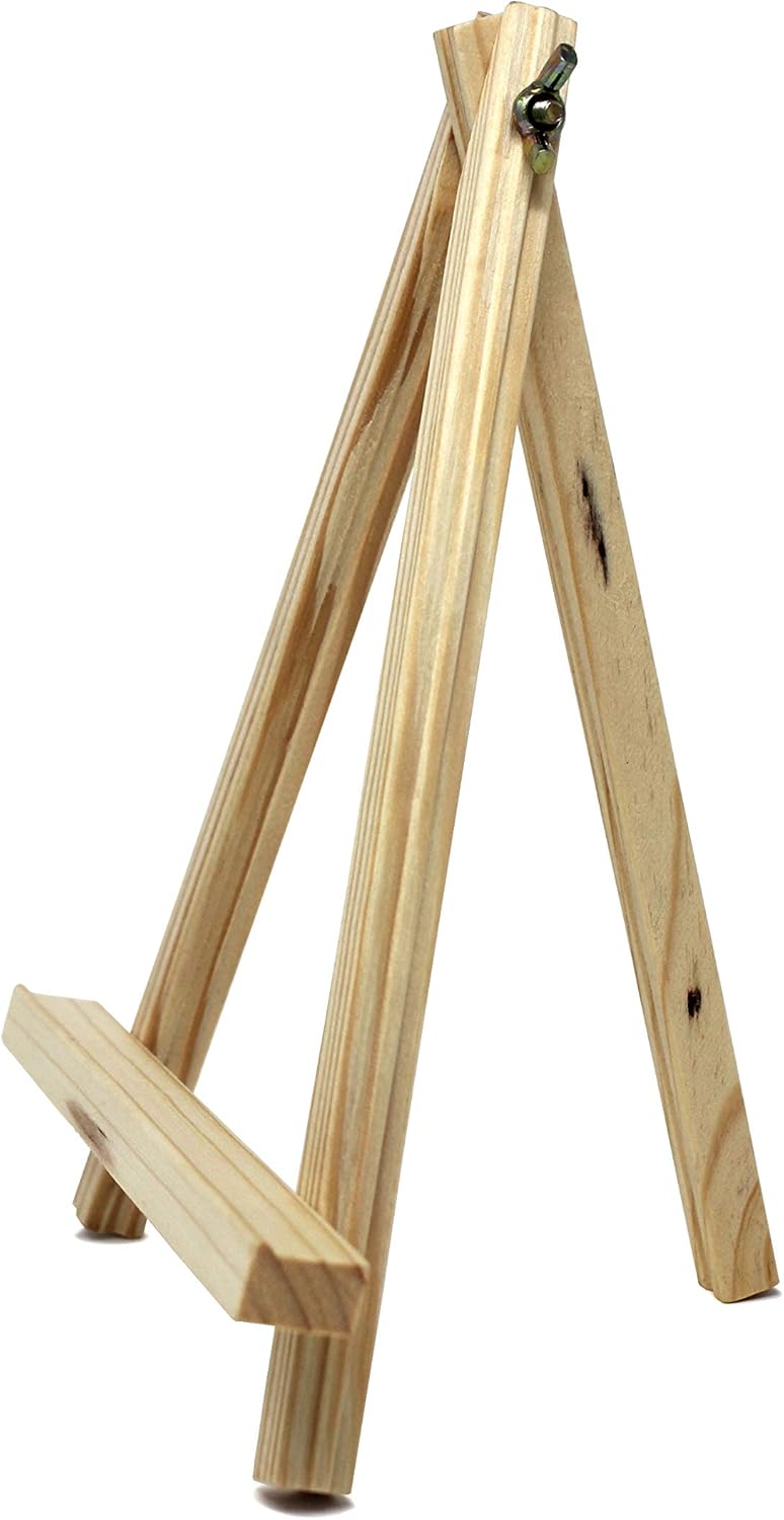 VViViD Natural Pine 9 Inch Adjustable Easel Display 6 Pack