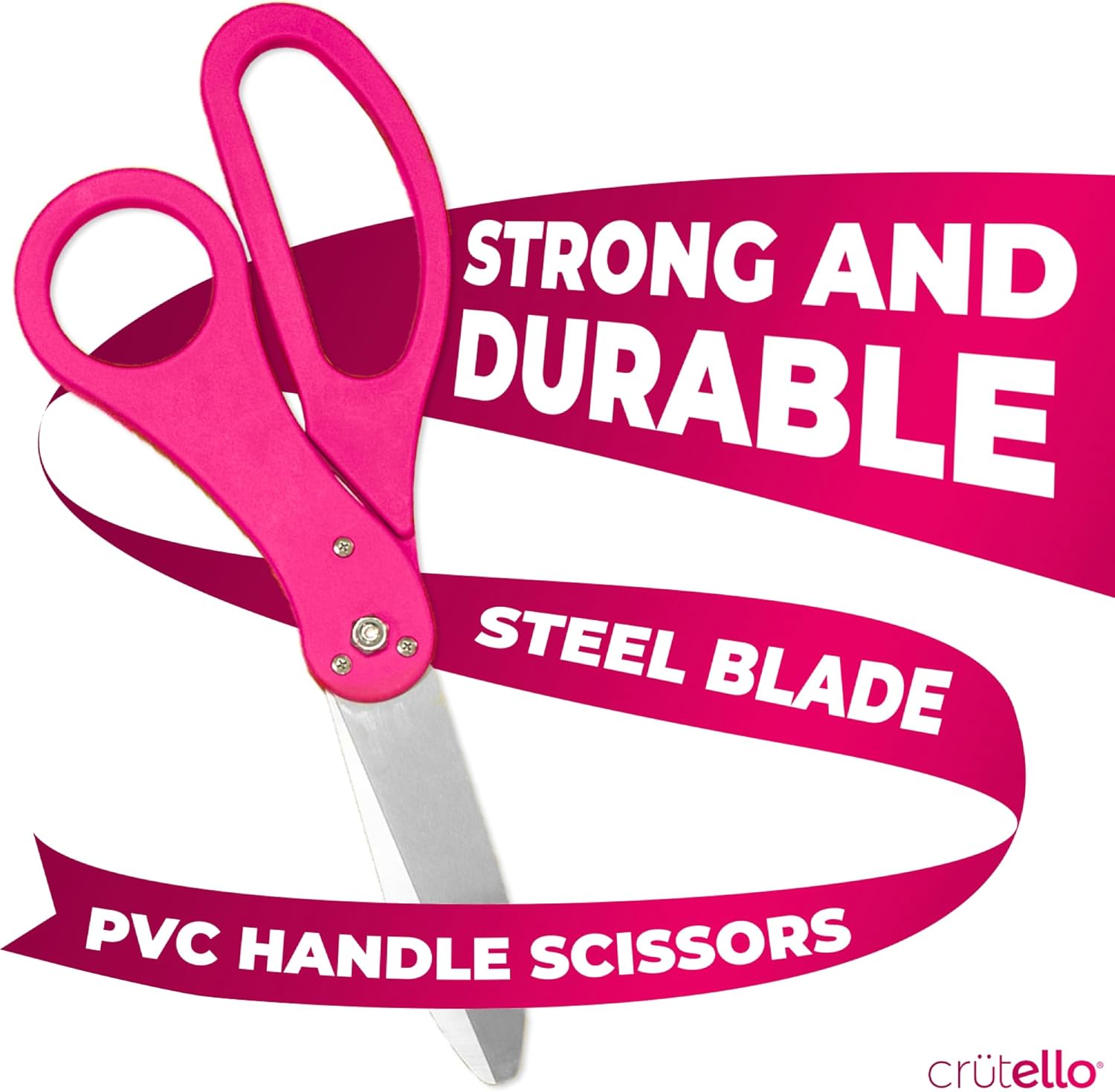 Crutello Giant Ribbon Cutting Ceremony Kit 21 Inch