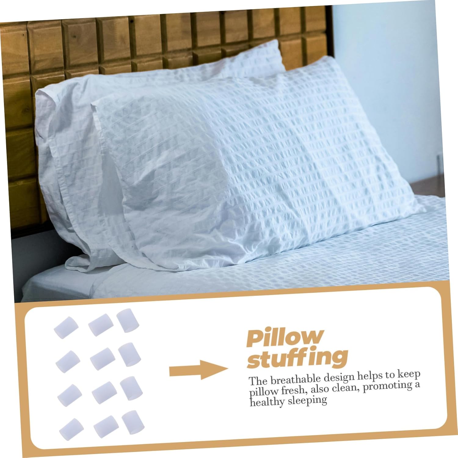 BESTOYARD Pillow Filling Tubes Bulk Refill Replacement