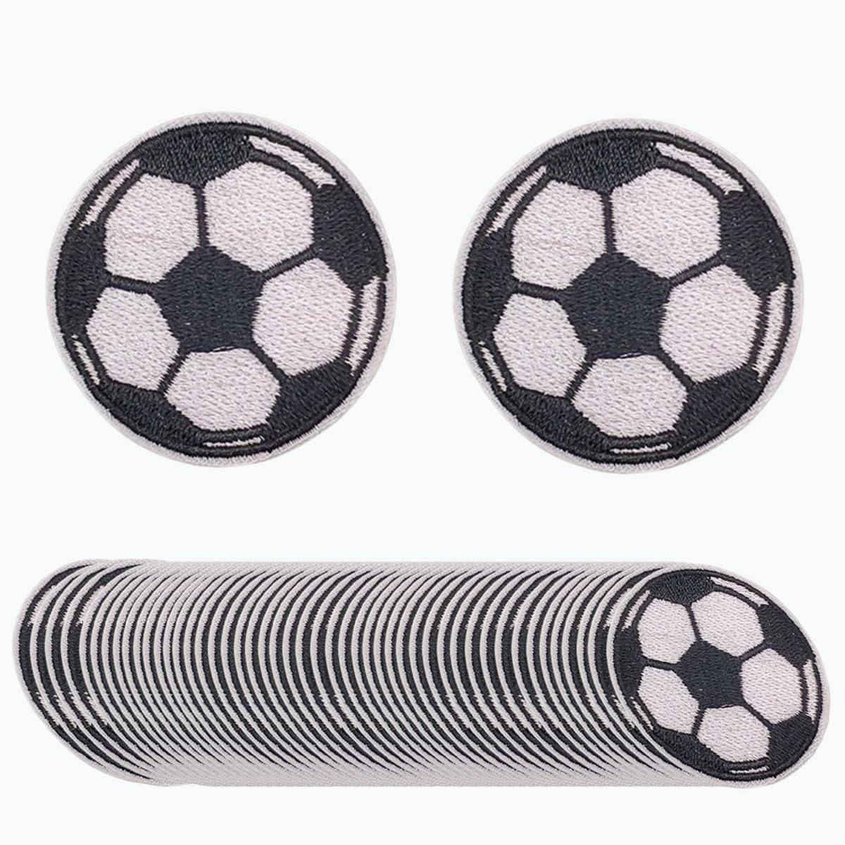 60 PCS Football Chenille Embroidered Patches